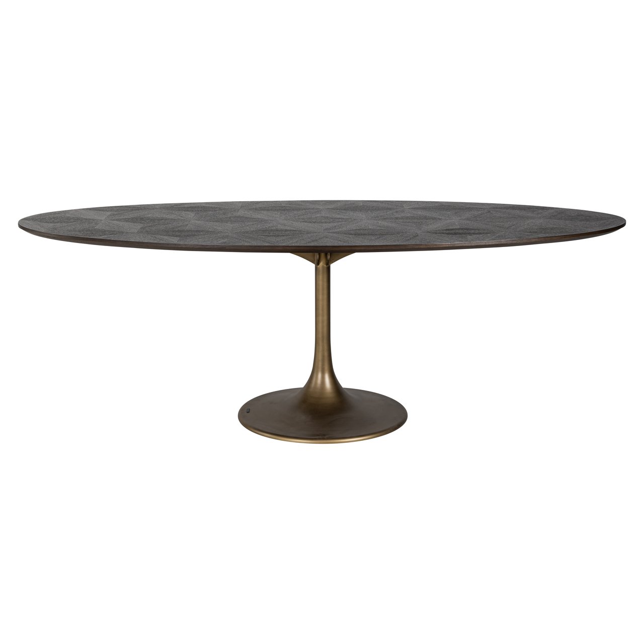 Ovale eettafel Luxor 230 x 110 cm - Bruin - Afbeelding 5