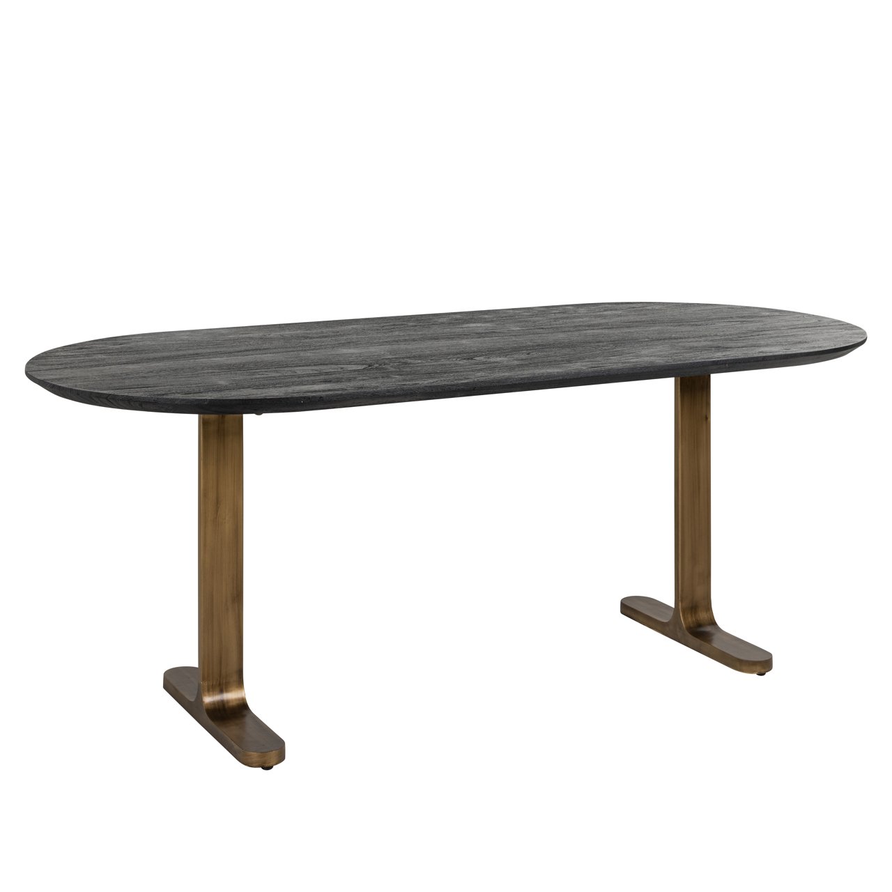 Ovale Eettafel Revelin 235 x 90 cm - Mangohout