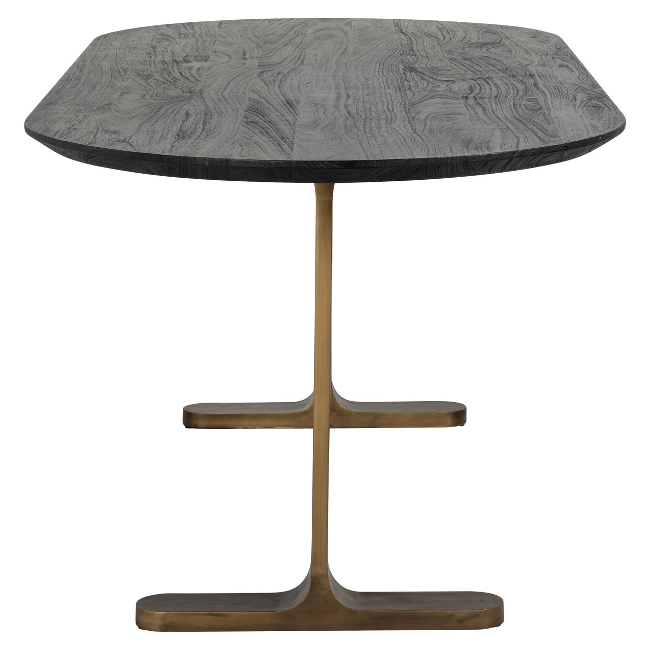 Ovale Eettafel Revelin 235 x 90 cm - Mangohout - Afbeelding 3