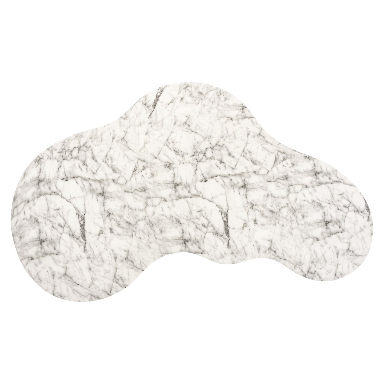 Organische Salontafel Rockyard Faux Marmer - 127 x 122 cm - Afbeelding 4