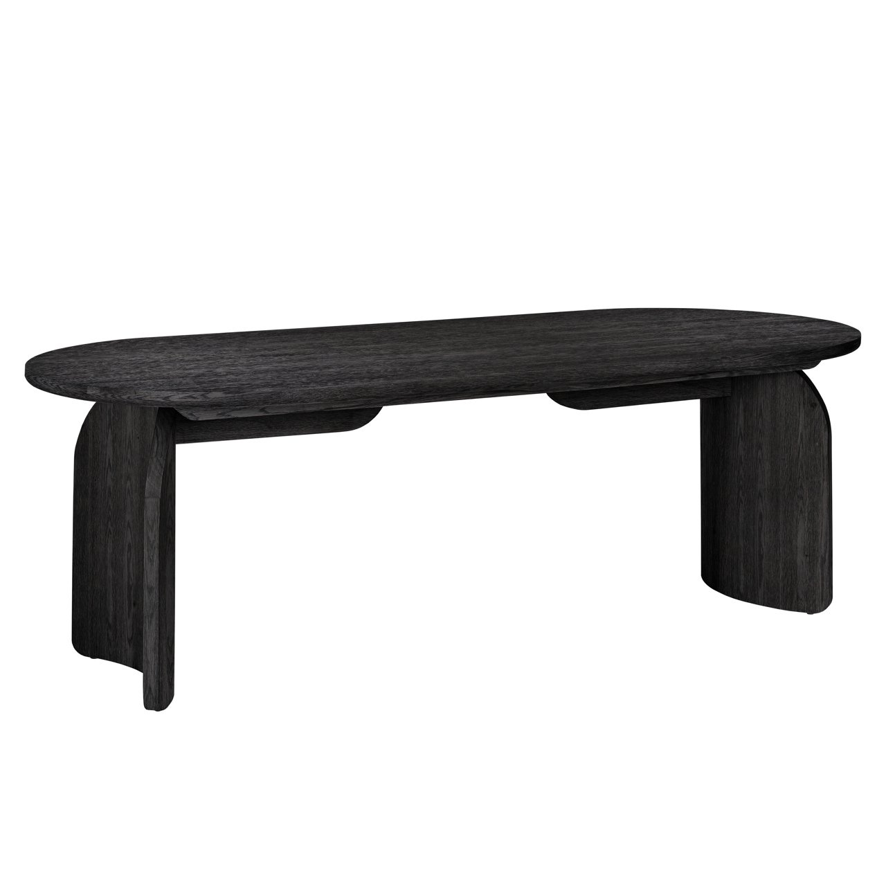 Ovale Eettafel Fairmont Eiken 270 x 100 cm - Zwart - Afbeelding 9