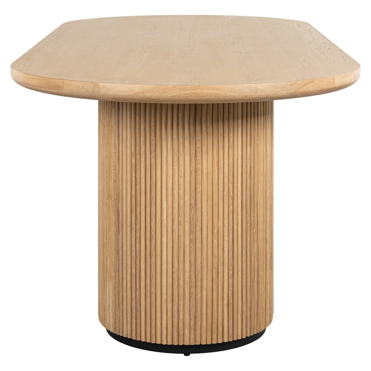Ovale Eettafel Belfort Eiken 240 x 10 cm - Naturel - Afbeelding 3