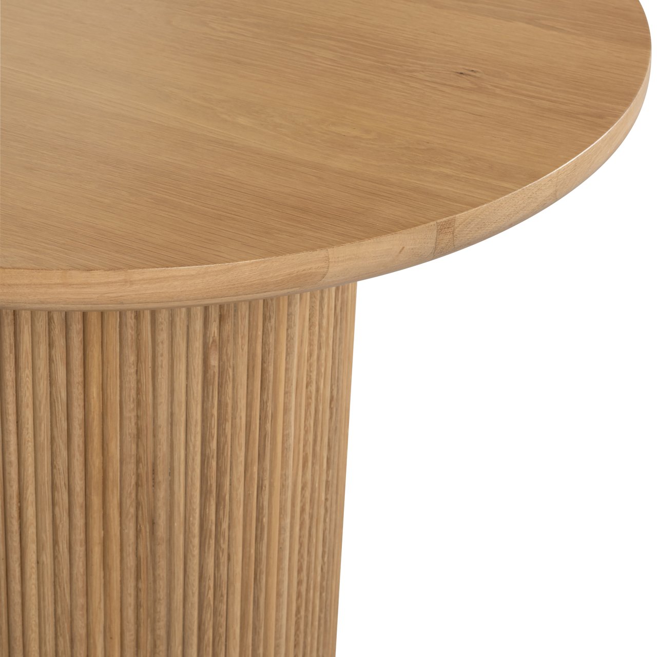 Ovale Eettafel Belfort Eiken 240 x 10 cm - Naturel - Afbeelding 4