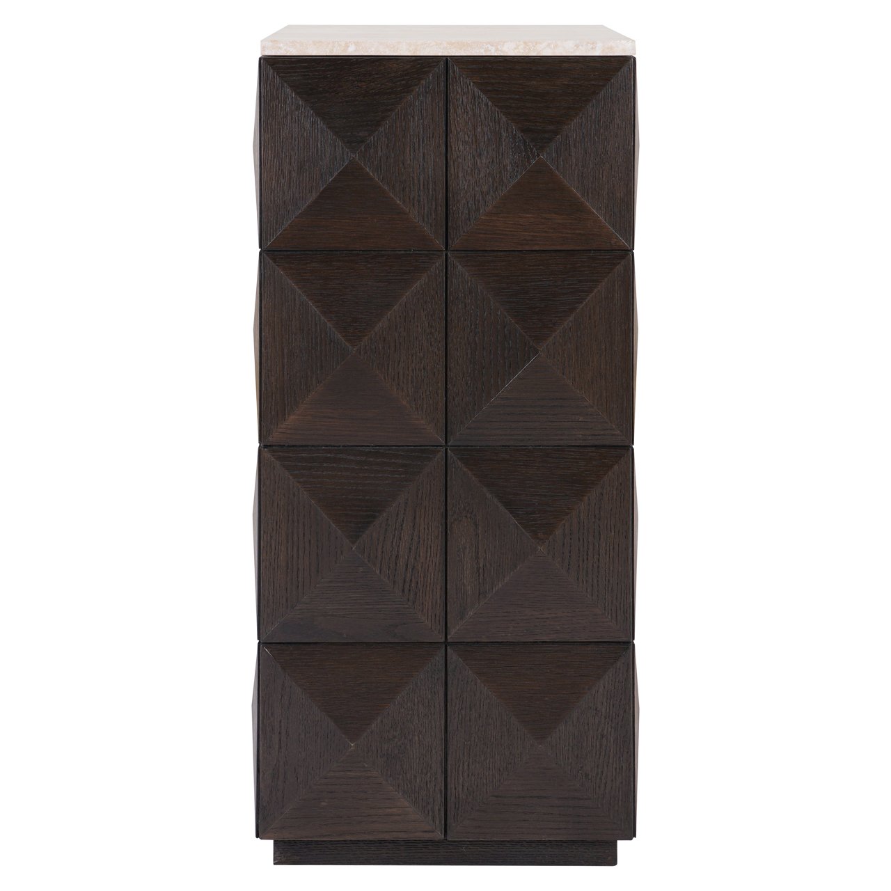Zuil Claremont Eiken en travertin 90cm hoog - Afbeelding 2