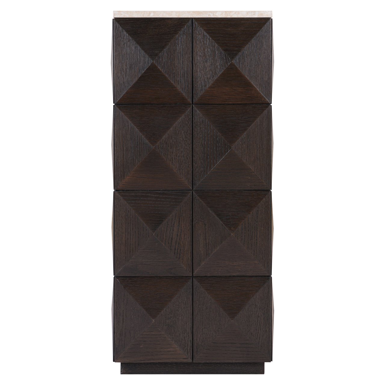 Zuil Claremont Eiken en travertin 90cm hoog - Afbeelding 3