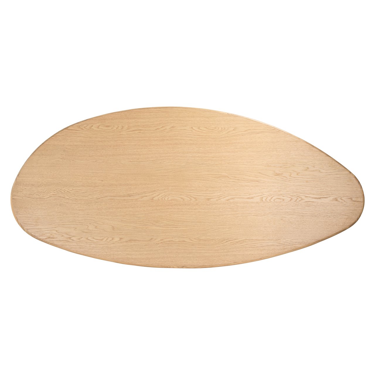 Organische Eettafel Oakley Eiken 235 x 110 cm - Naturel - Afbeelding 4