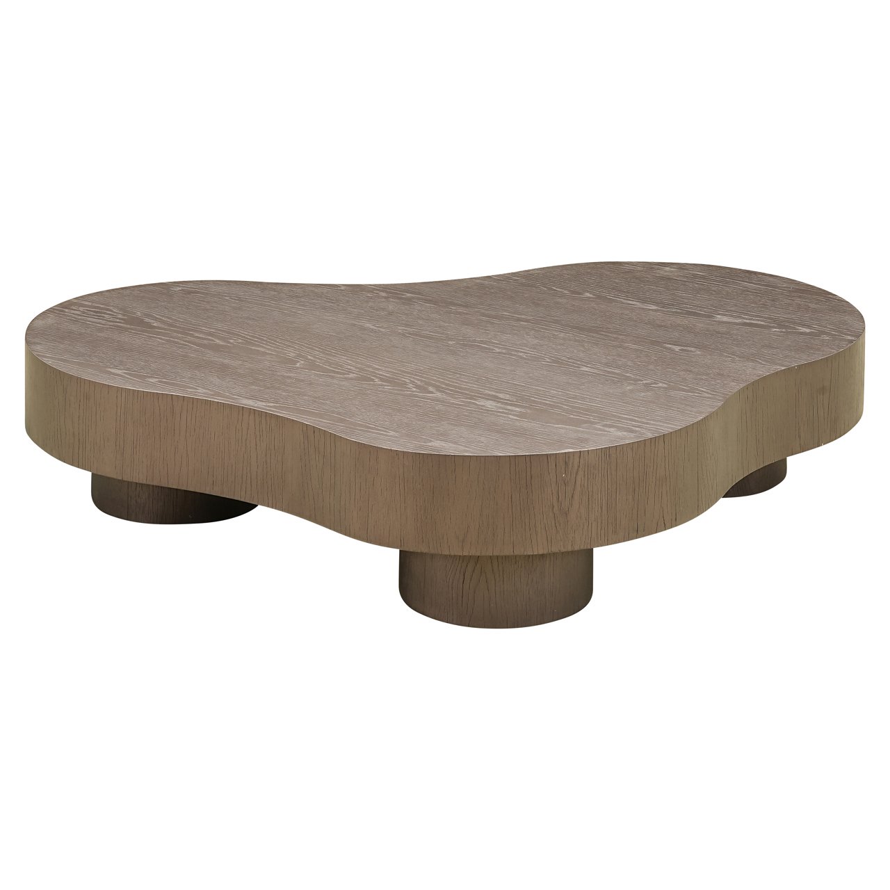 Organische Salontafel Bogor Set van 2 stuks - Bruin - Afbeelding 2
