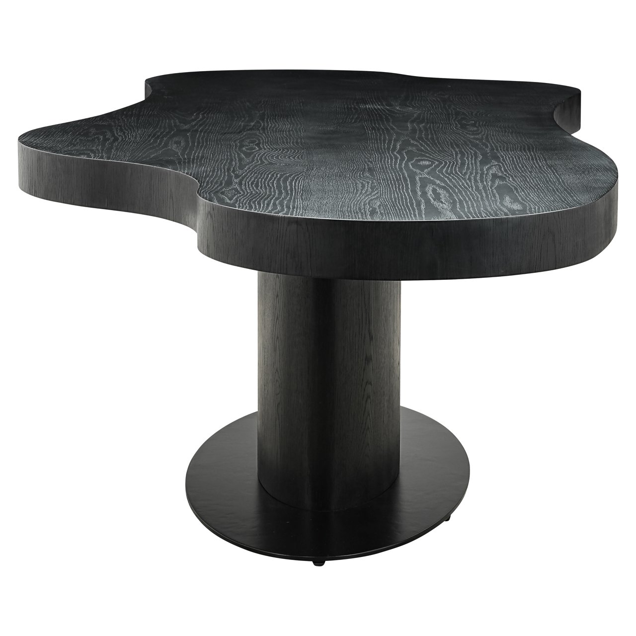 Organische Eettafel Bogor Eiken 225 x 115 cm - Dark Coffee - Afbeelding 3
