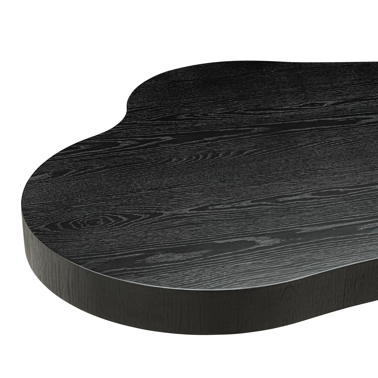Organische Eettafel Bogor Eiken 225 x 115 cm - Dark Coffee - Afbeelding 4