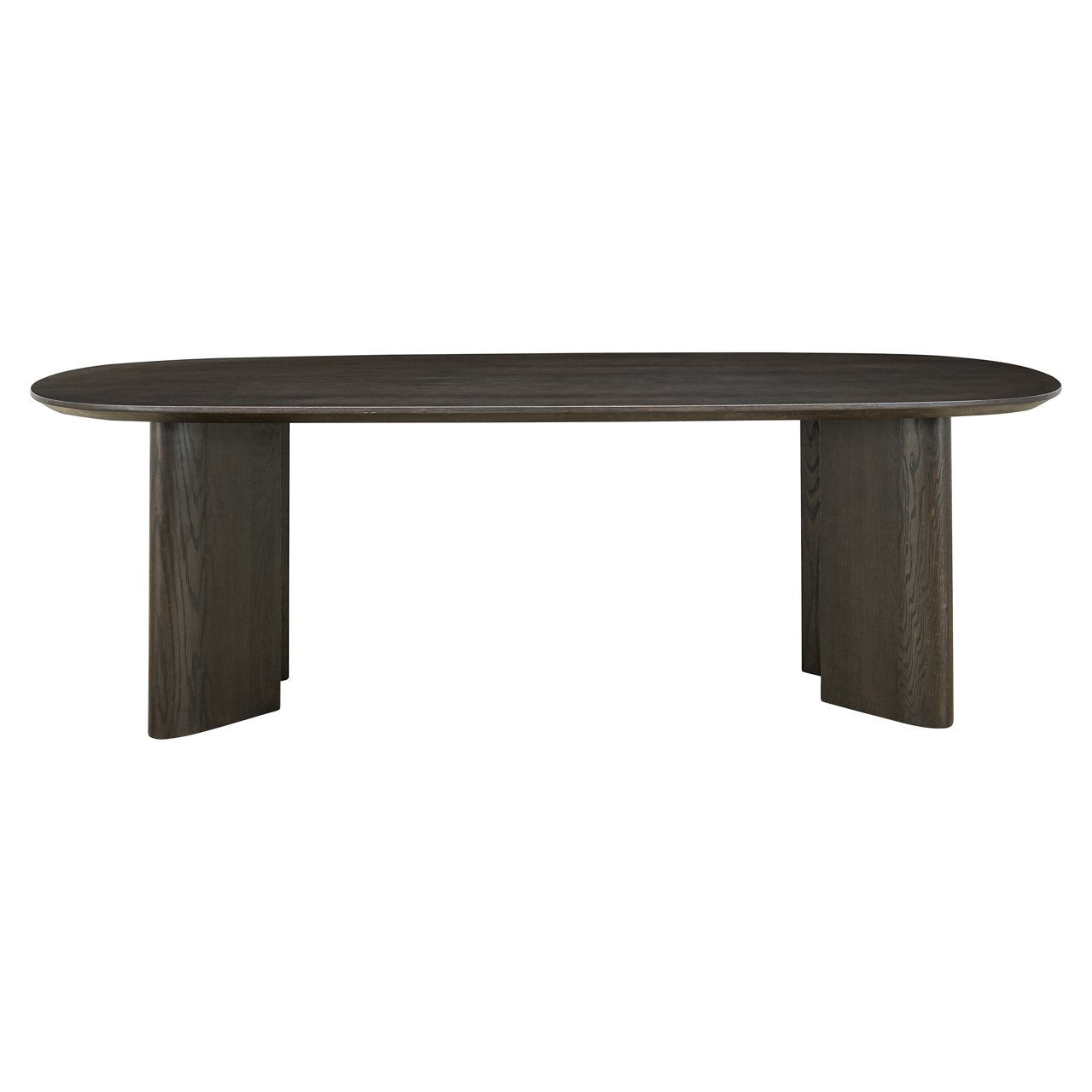 Ovale Eettafel Durban 300 x 100 cm met verstelbare poten Eiken - Bruin - Afbeelding 8