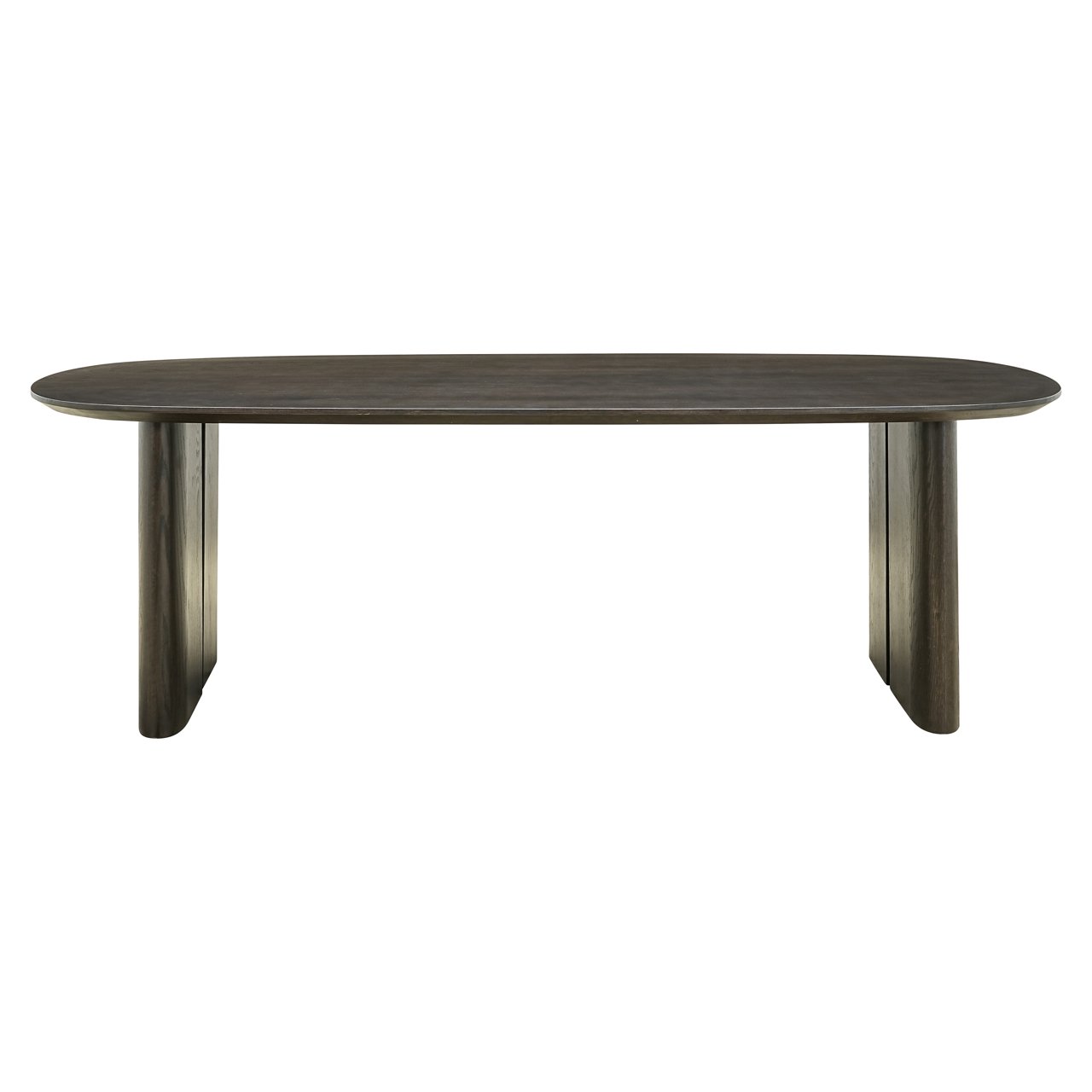 Ovale Eettafel Durban 300 x 100 cm met verstelbare poten Eiken - Bruin - Afbeelding 12