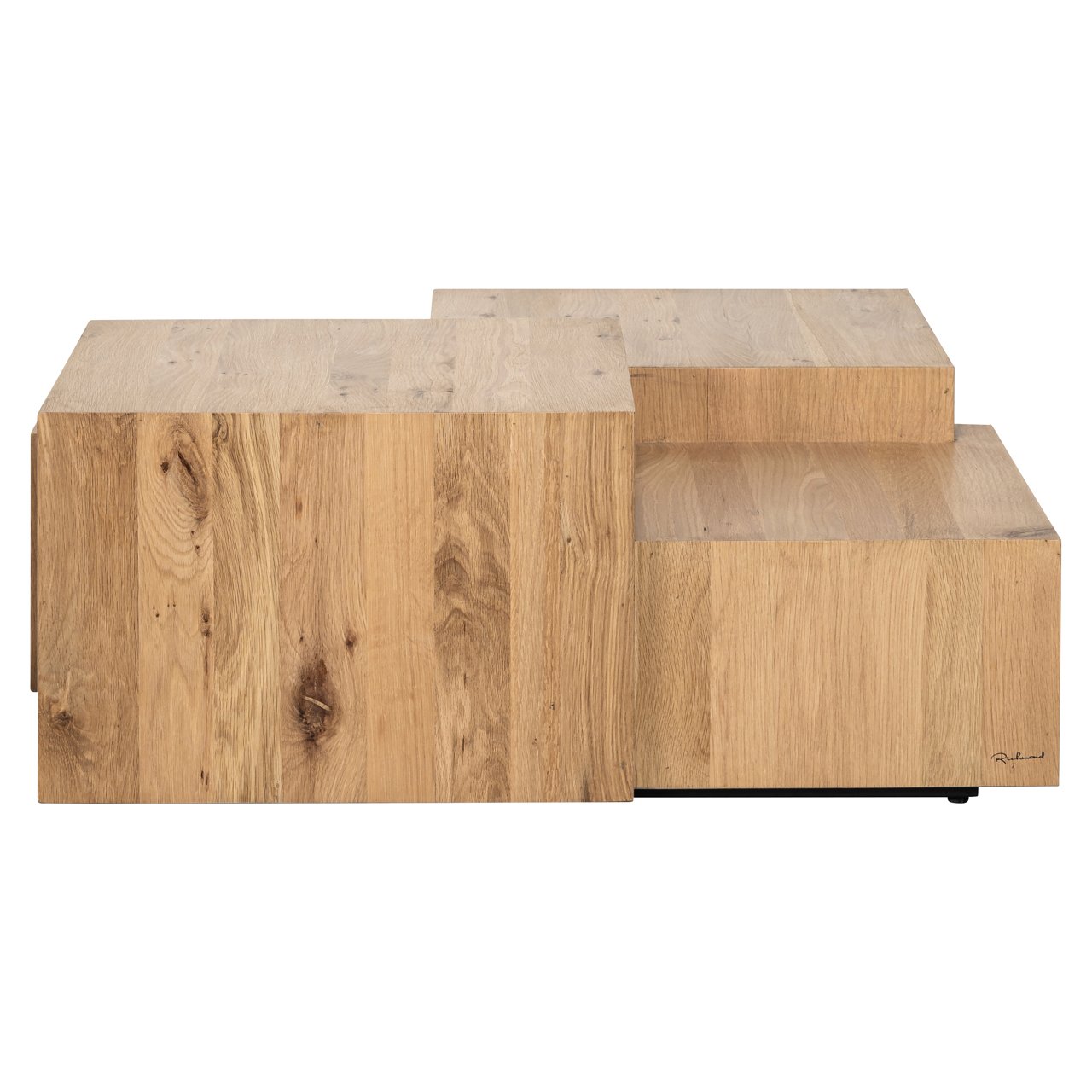 Salontafel Lennox 100 x 100cm Eiken -Naturel - Afbeelding 2