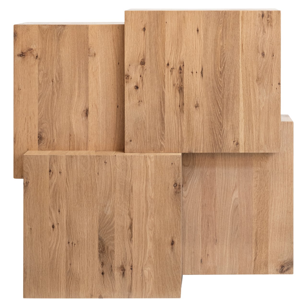 Salontafel Lennox 100 x 100cm Eiken -Naturel - Afbeelding 3