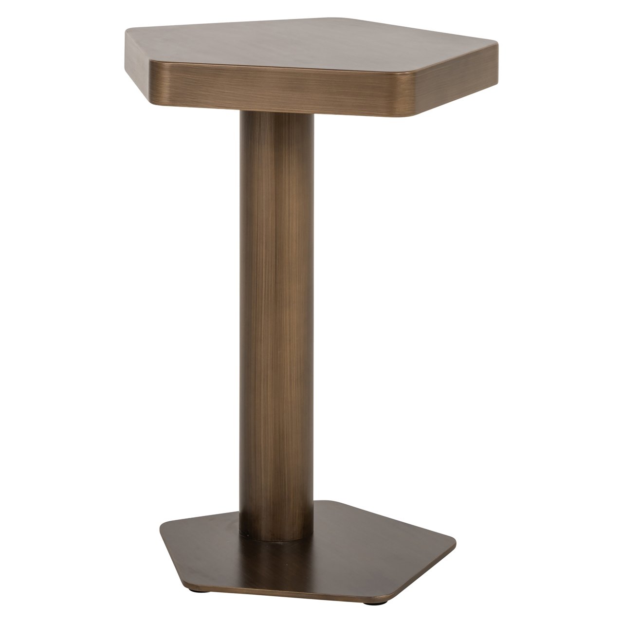 Laptoptafel Hexa 45 x 44cm Brushed Gold