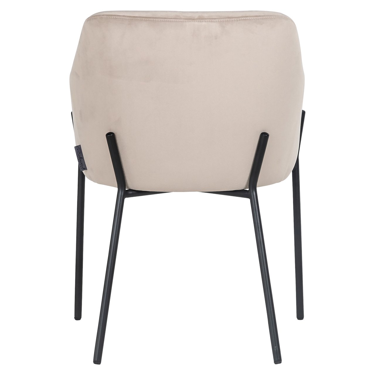 Eetkamerstoel Fay Velvet kleur Khaki - Afbeelding 4