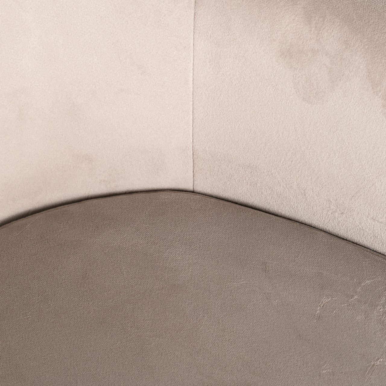 Eetkamerstoel Fay Velvet kleur Khaki - Afbeelding 7