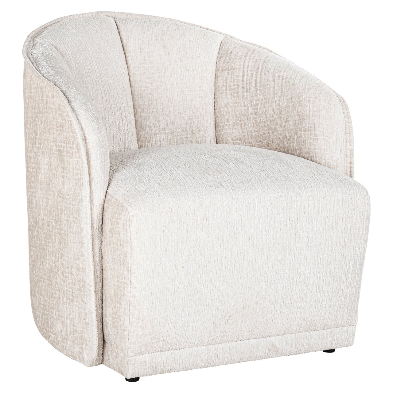 Fauteuil Maryse Chenille - Crème - Afbeelding 9