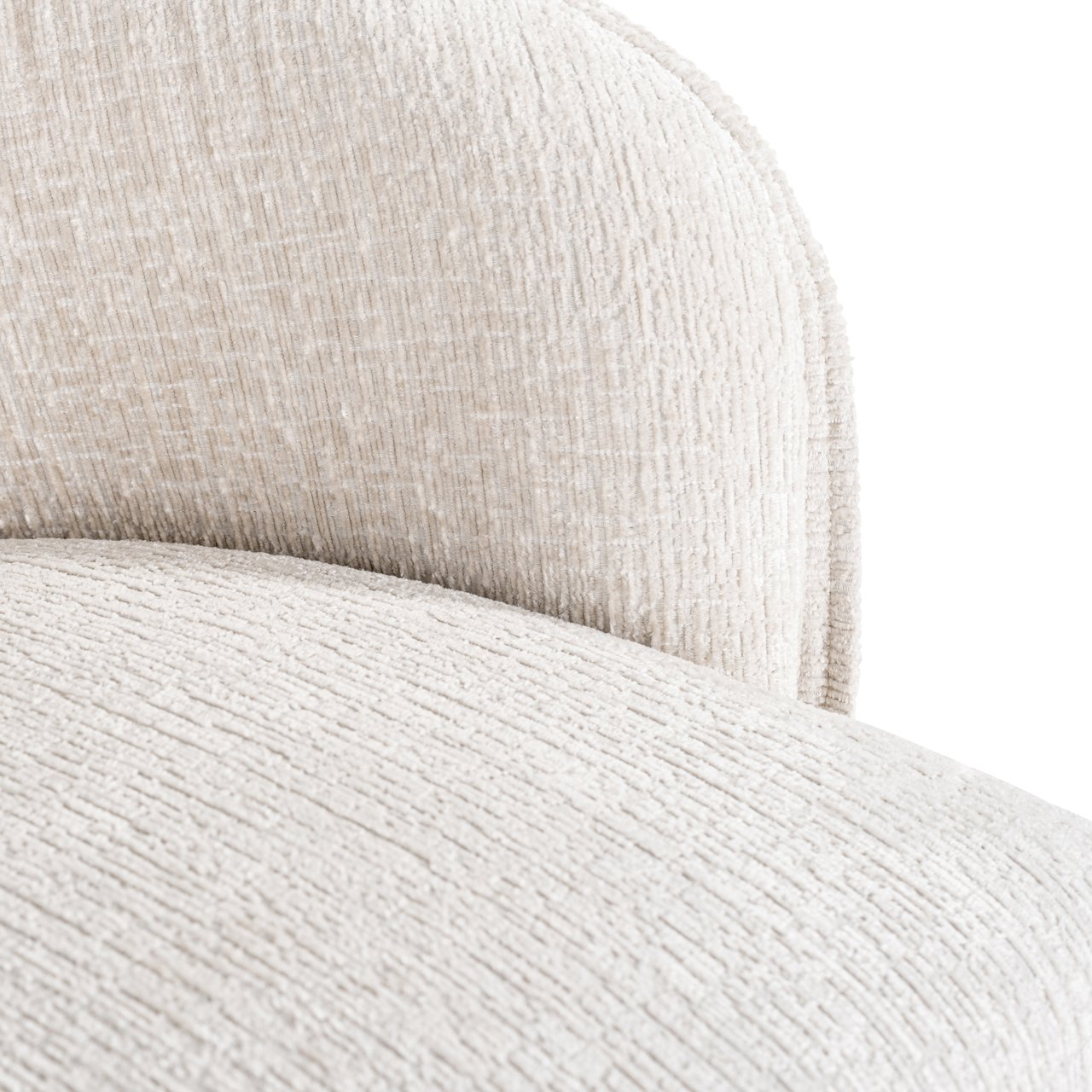 Fauteuil Maryse Chenille - Crème - Afbeelding 13
