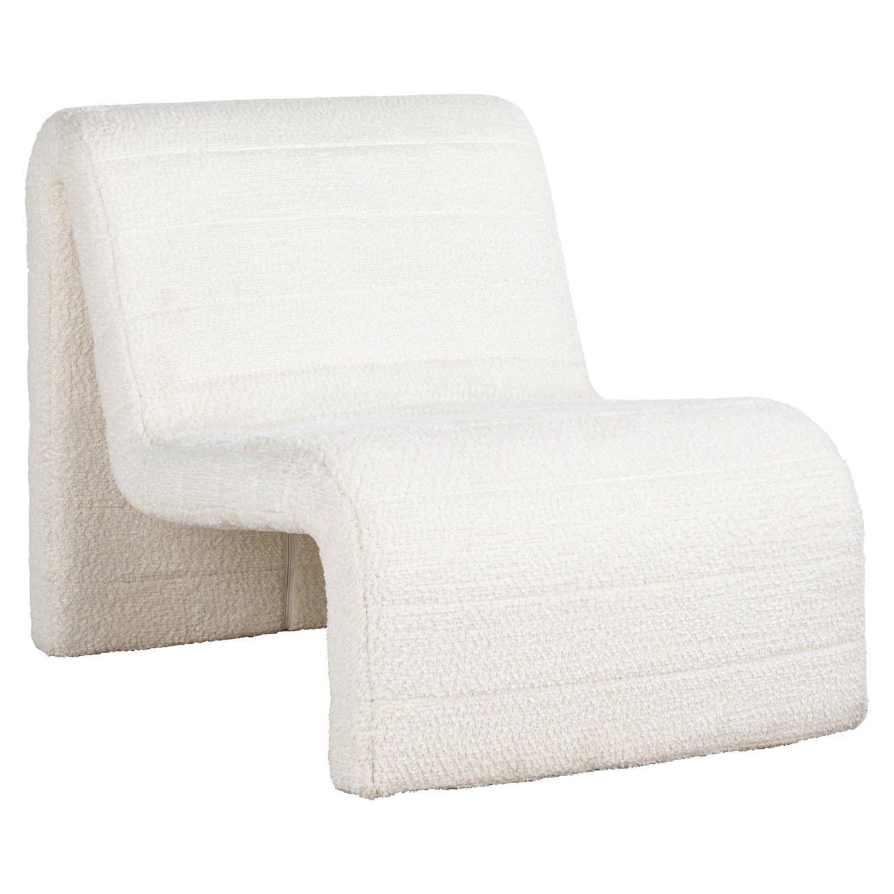 Fauteuil Kelly Chenille - Wit