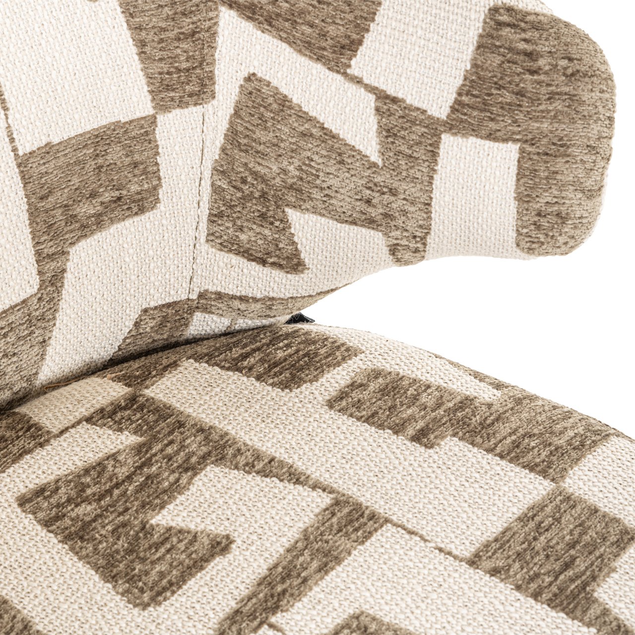 Draaibare Eetkamerstoel Milly Graffic kleur Moss - Afbeelding 6