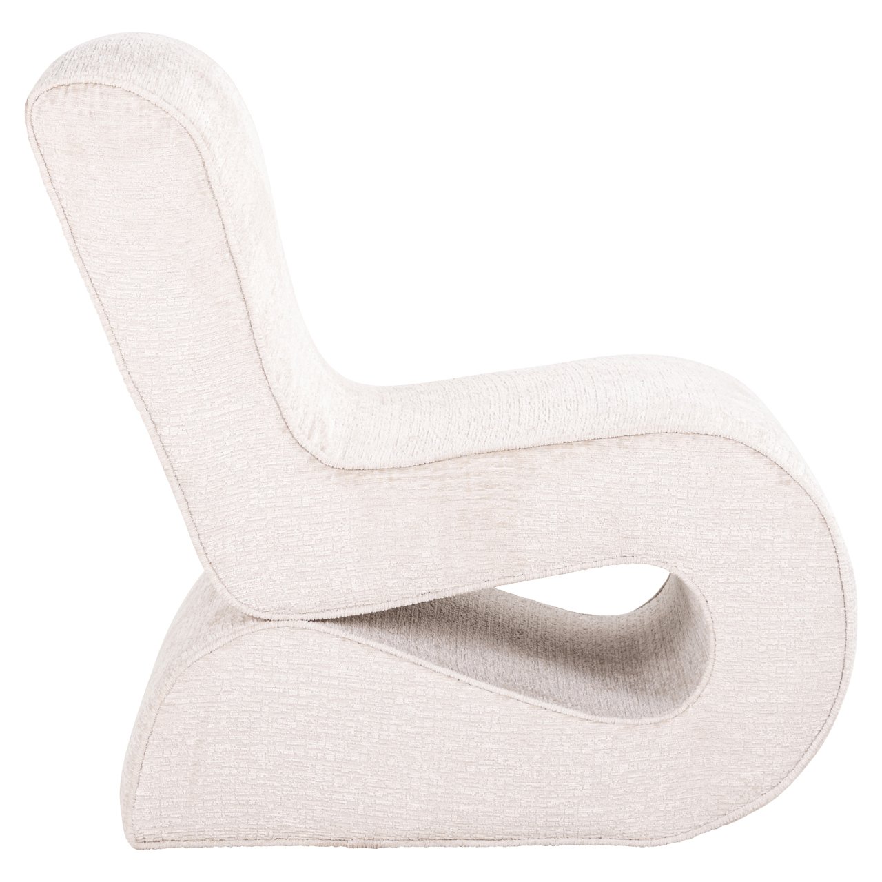 Fauteuil Frankie Chenille - Creme - Afbeelding 3