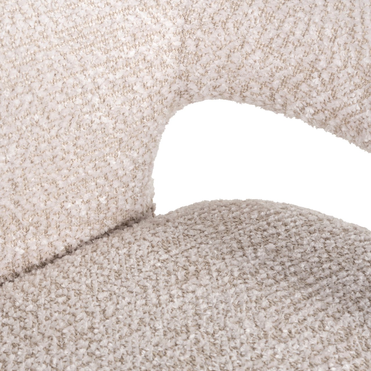 Eetkamerstoel Belle Chenille - Cream - Afbeelding 6