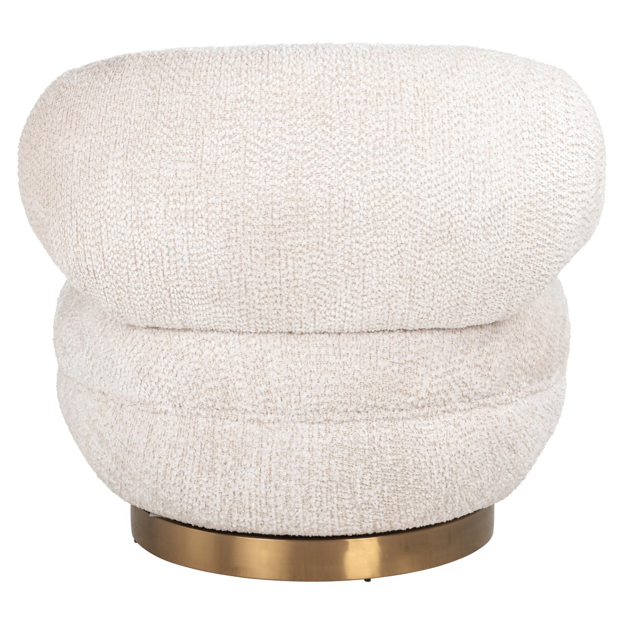 Draaifauteuil Jace Chenille - Creme - Afbeelding 6