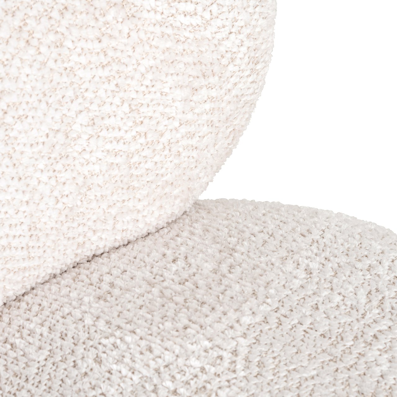 Draaifauteuil Jace Chenille - Creme - Afbeelding 8