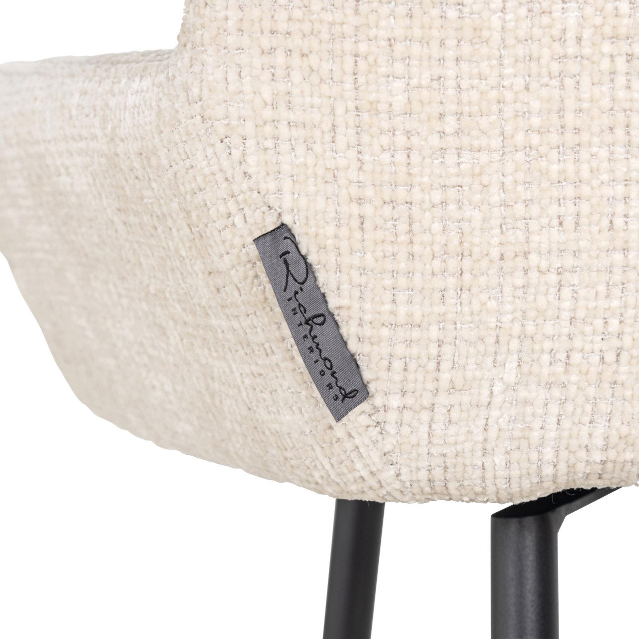 Draaibare Barstoel Linsey Beige - zithoogte 68cm - Afbeelding 7