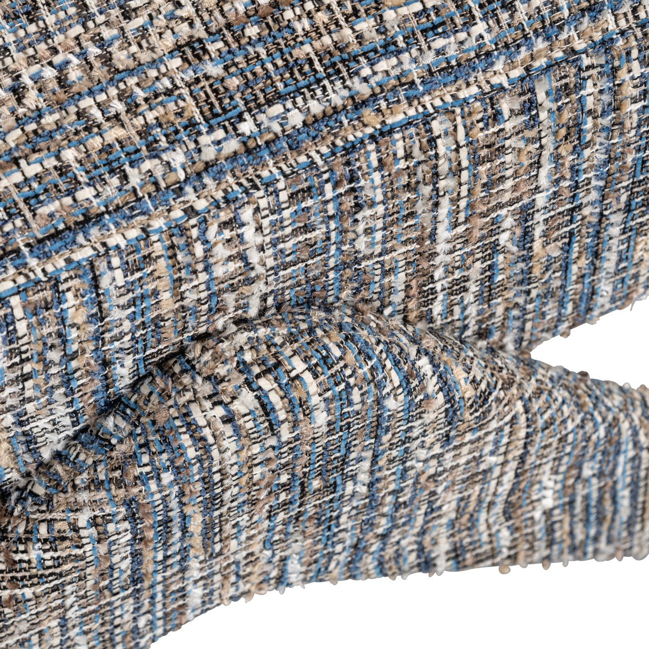 Fauteuil Lexi Geweven - Blauw - Afbeelding 9