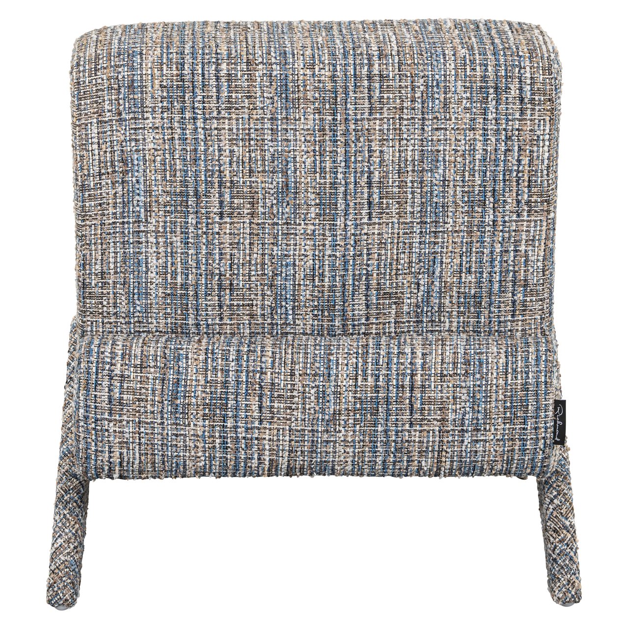 Fauteuil Lexi Geweven - Blauw - Afbeelding 4