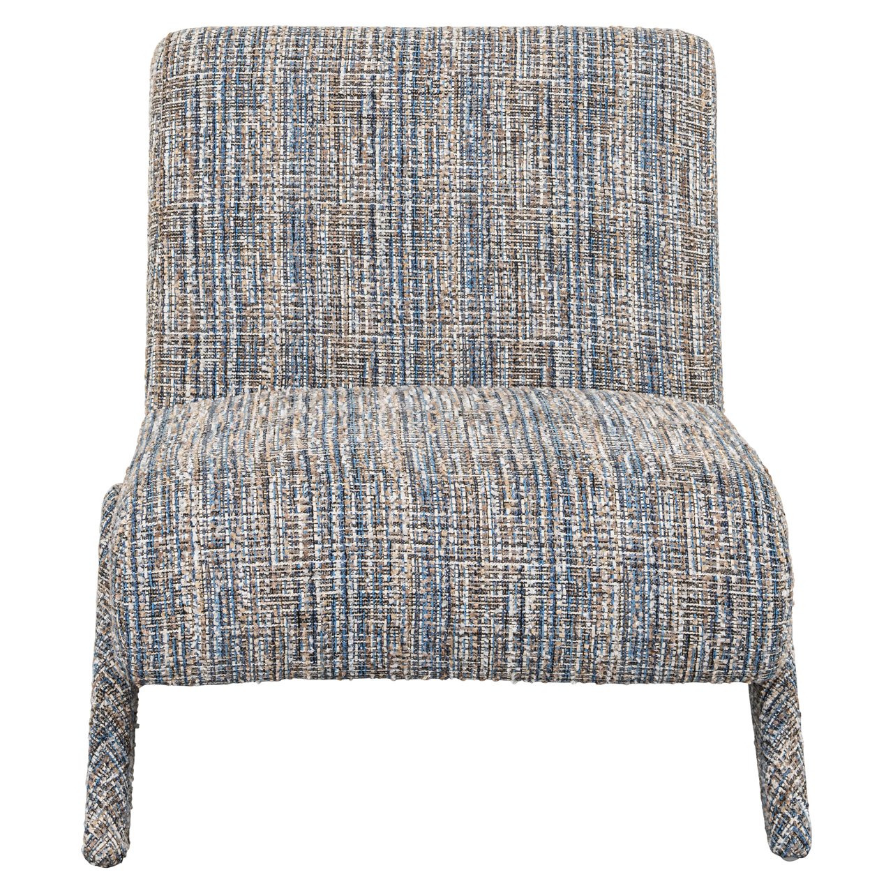 Fauteuil Lexi Geweven - Blauw - Afbeelding 5