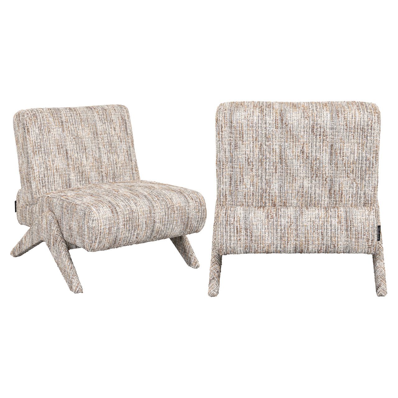 Fauteuil Lexi Geweven - Greige