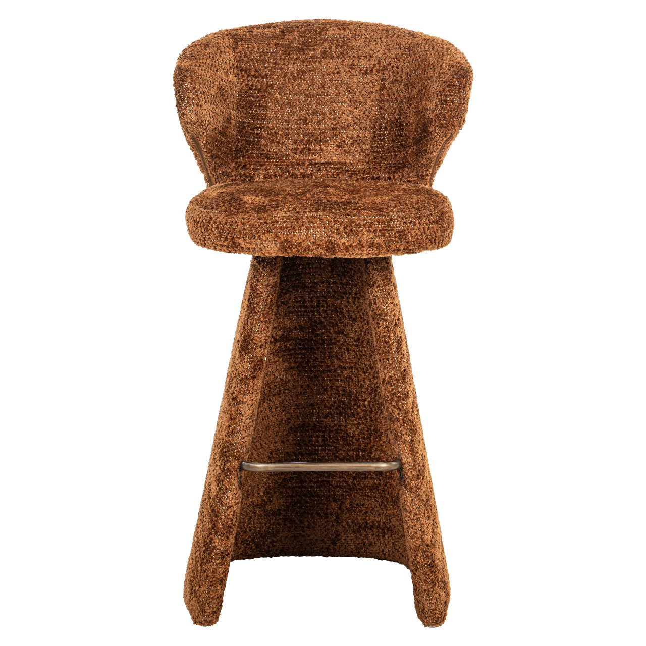 Barstoel Gatsbi Chenille Cinnamon (zithoogte 75cm) - Afbeelding 5