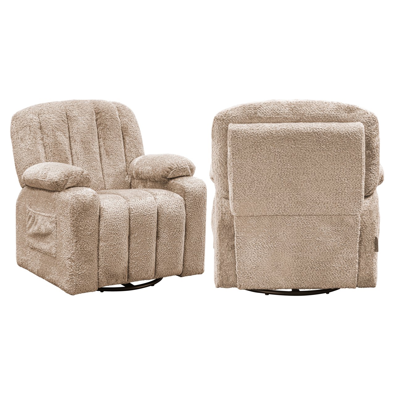 KInder Draaifauteuil Mickey Sheep - Naturel - Afbeelding 8
