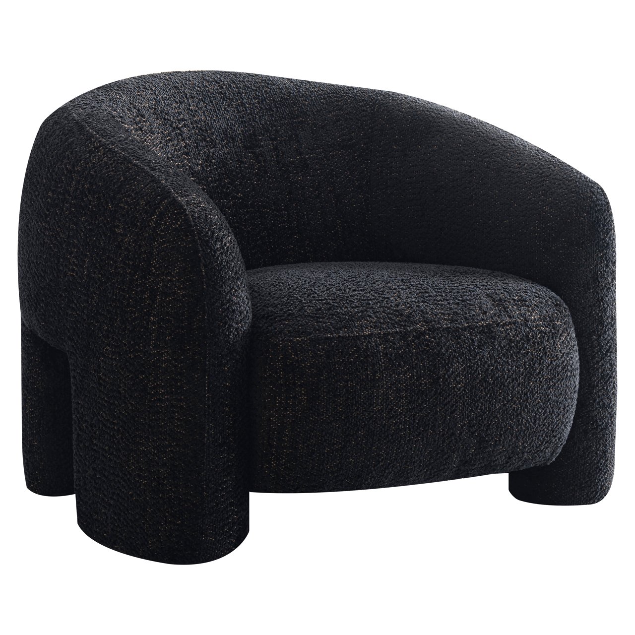 Fauteuil Milania Chenille - Zwart - Afbeelding 11