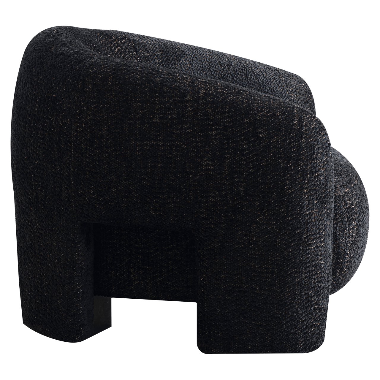 Fauteuil Milania Chenille - Zwart - Afbeelding 12