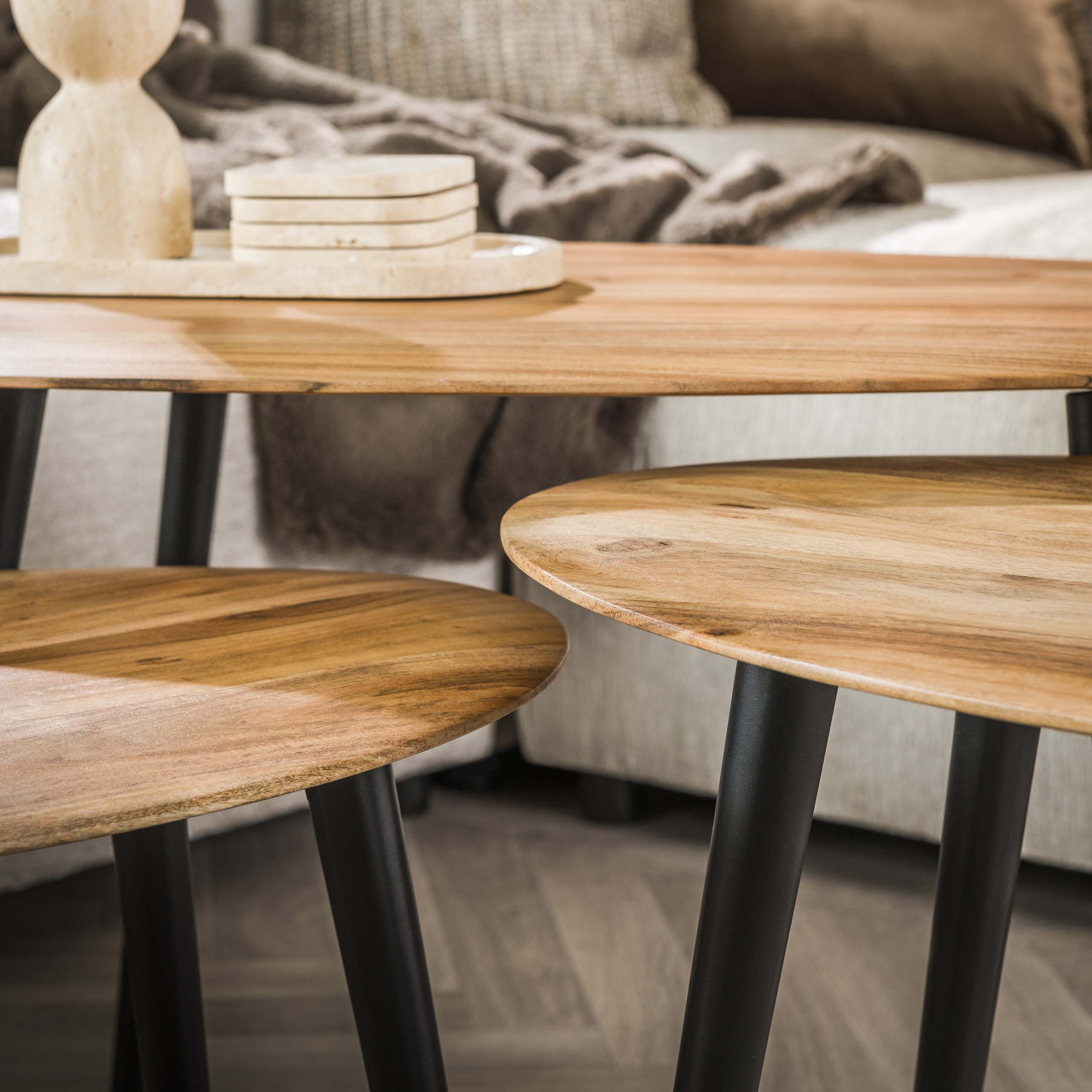 Salontafel Organisch - Set van 3 stuks - Afbeelding 3