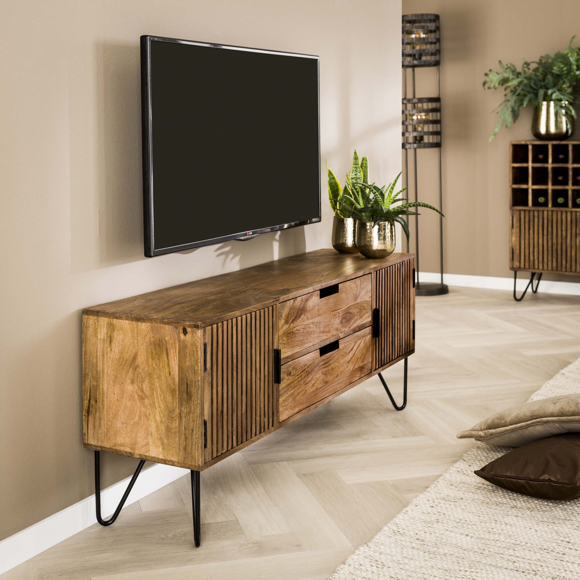 TV-meubel Tweak Mangohout 135cm