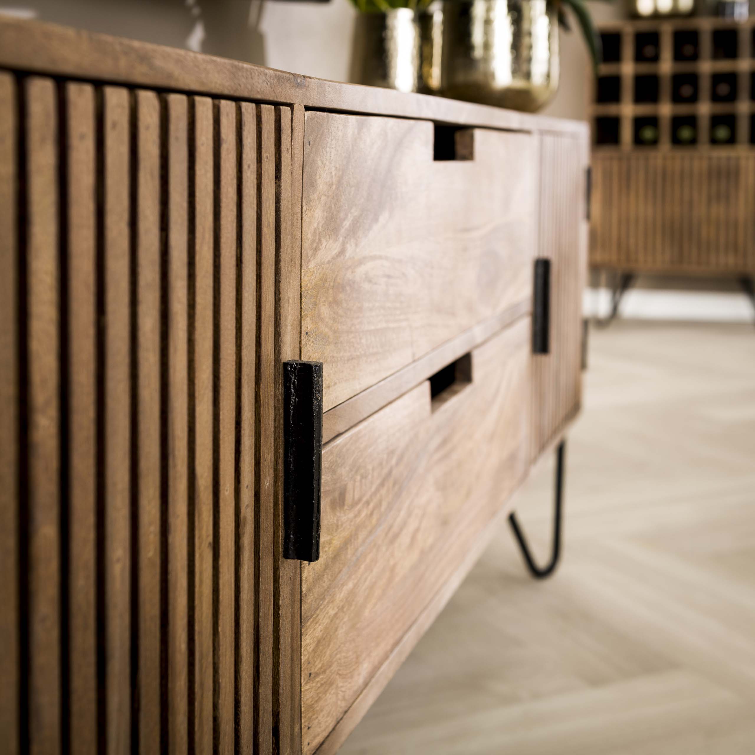 TV-meubel Tweak Mangohout 135cm - Afbeelding 3