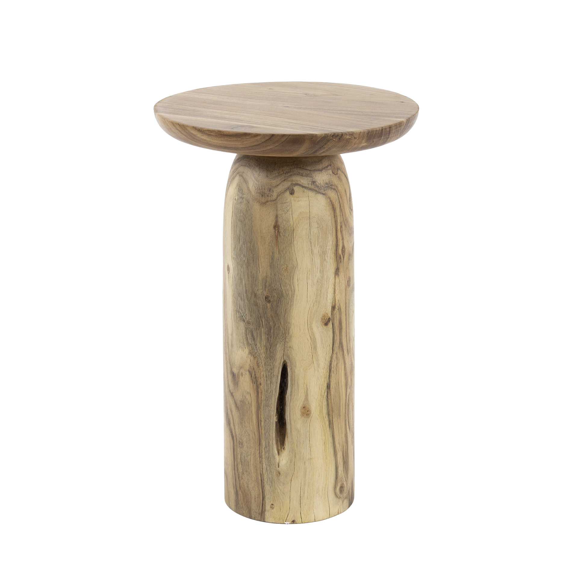 Bijzettafel River Solid 55 cm - Massief Acaciahout - Afbeelding 4