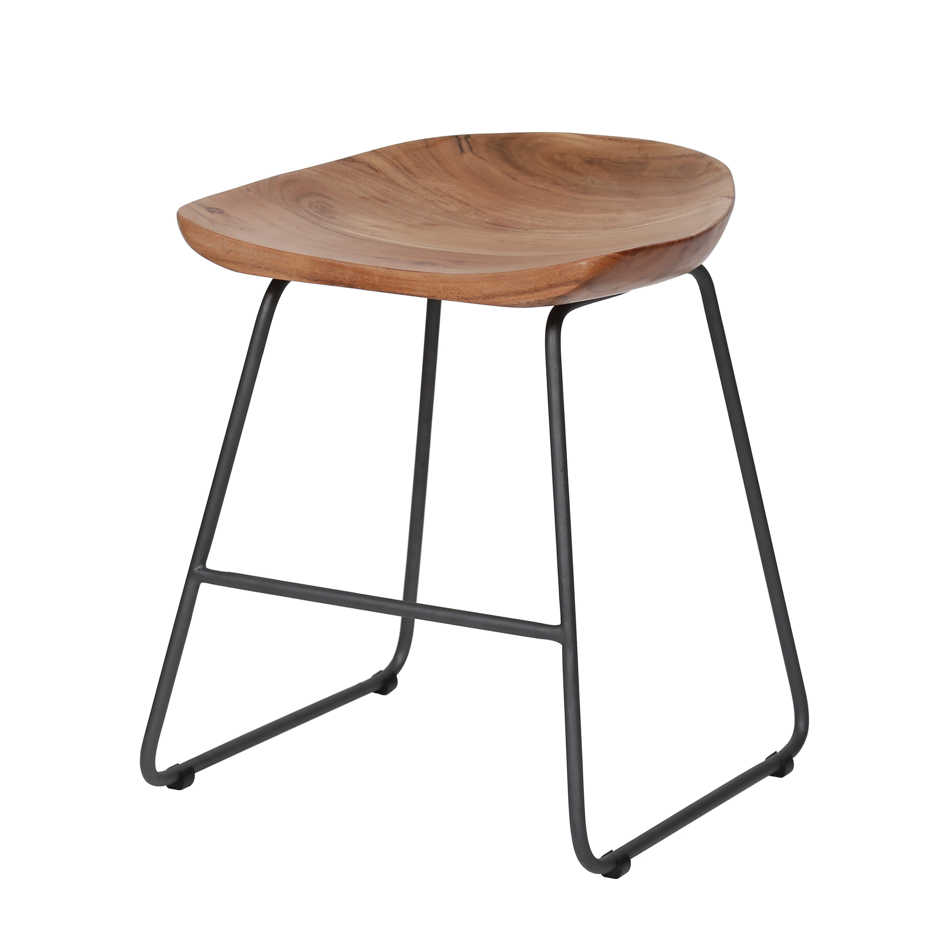 Kruk Ergo Acaciahout (zithoogte 46 cm) - Afbeelding 5