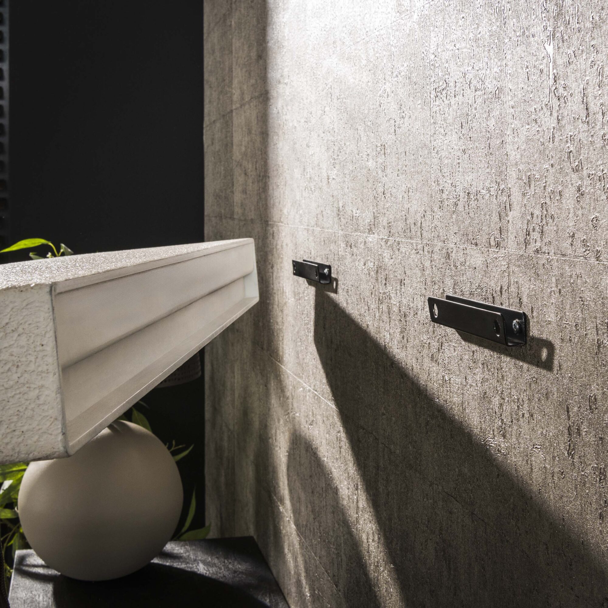 Wandplank/ TV-meubel Stone Marmercomposiet - 200 cm - Afbeelding 3