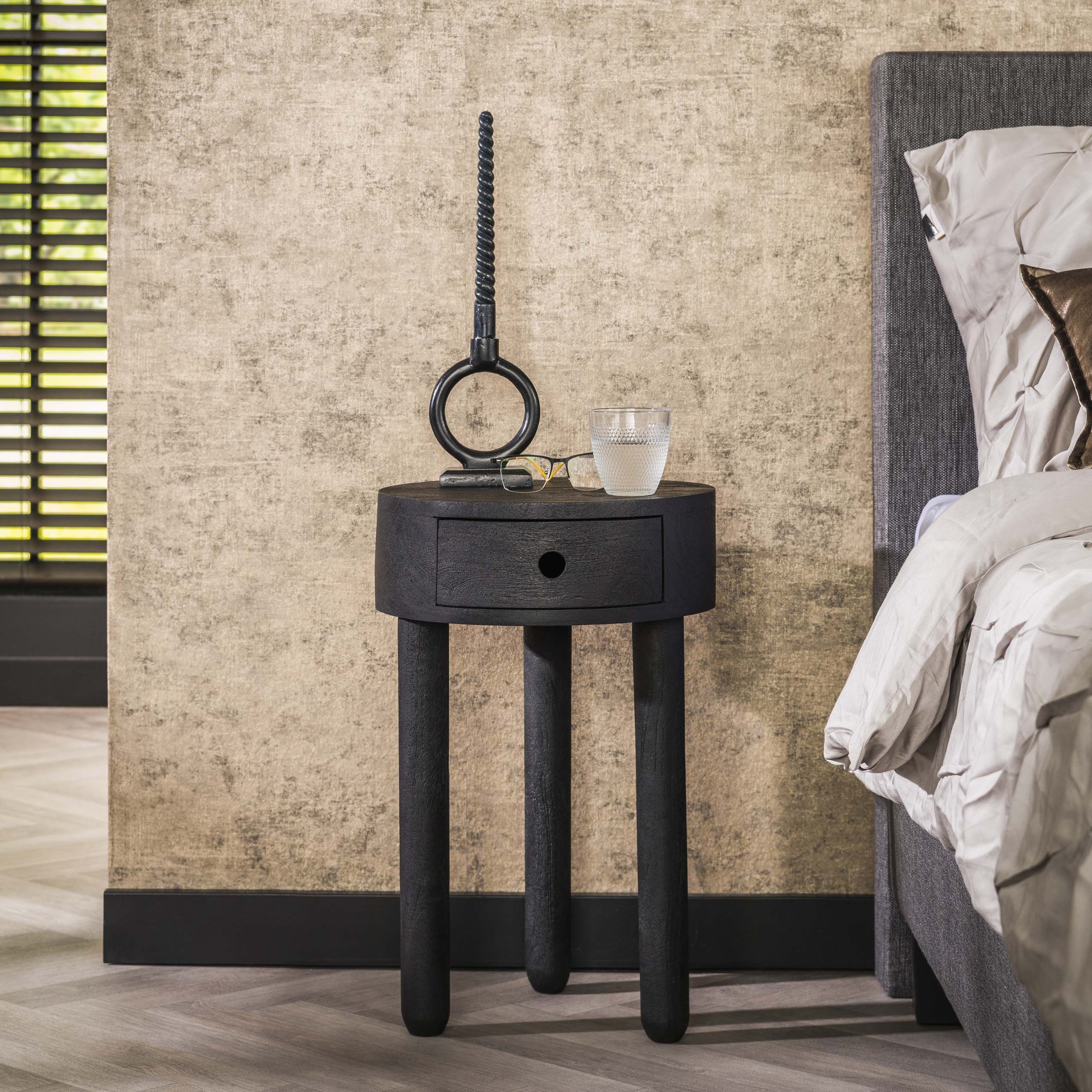 Nachtkastje Full Wood Acaciahout Met 1 lade