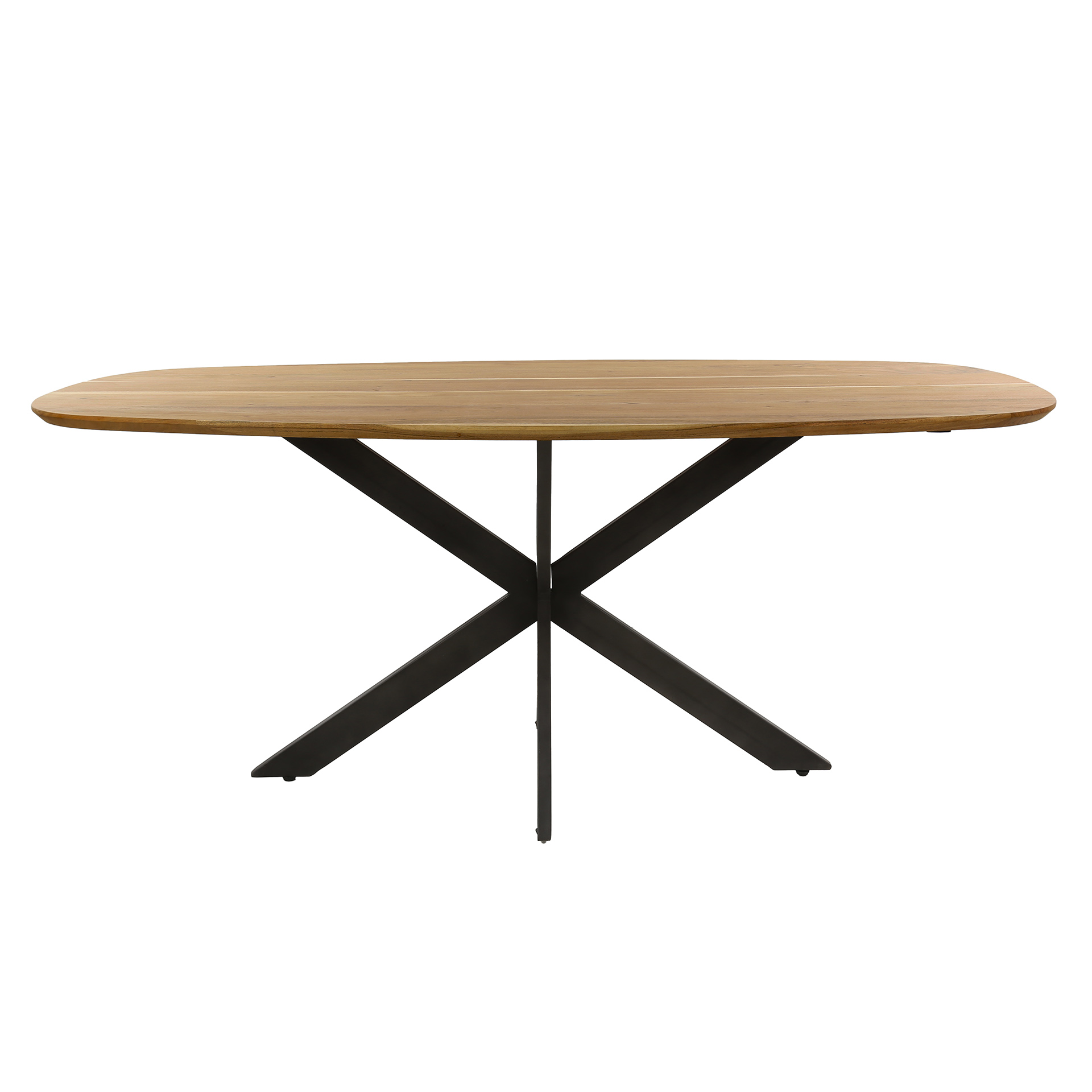 Deens Ovale Eettafel Arhus Solid 180cm - Acaciahout - Afbeelding 5