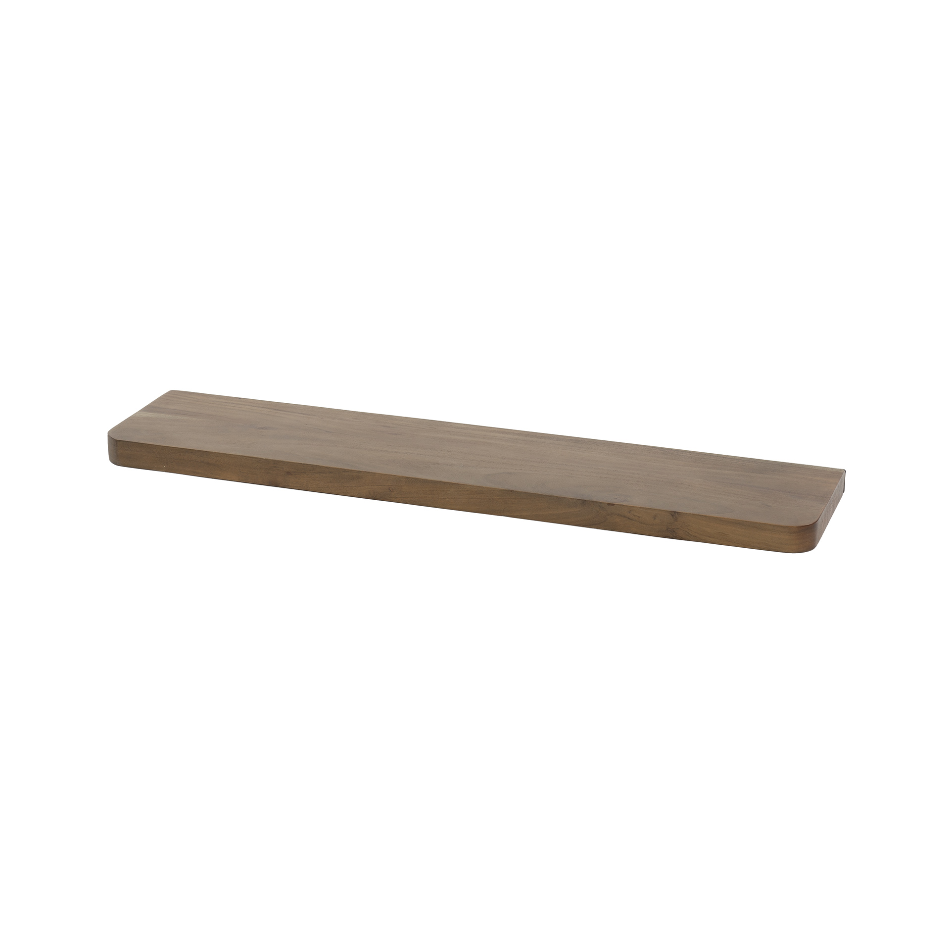 Wandplank Carve 90 cm - Massief acacia bruin - Afbeelding 5