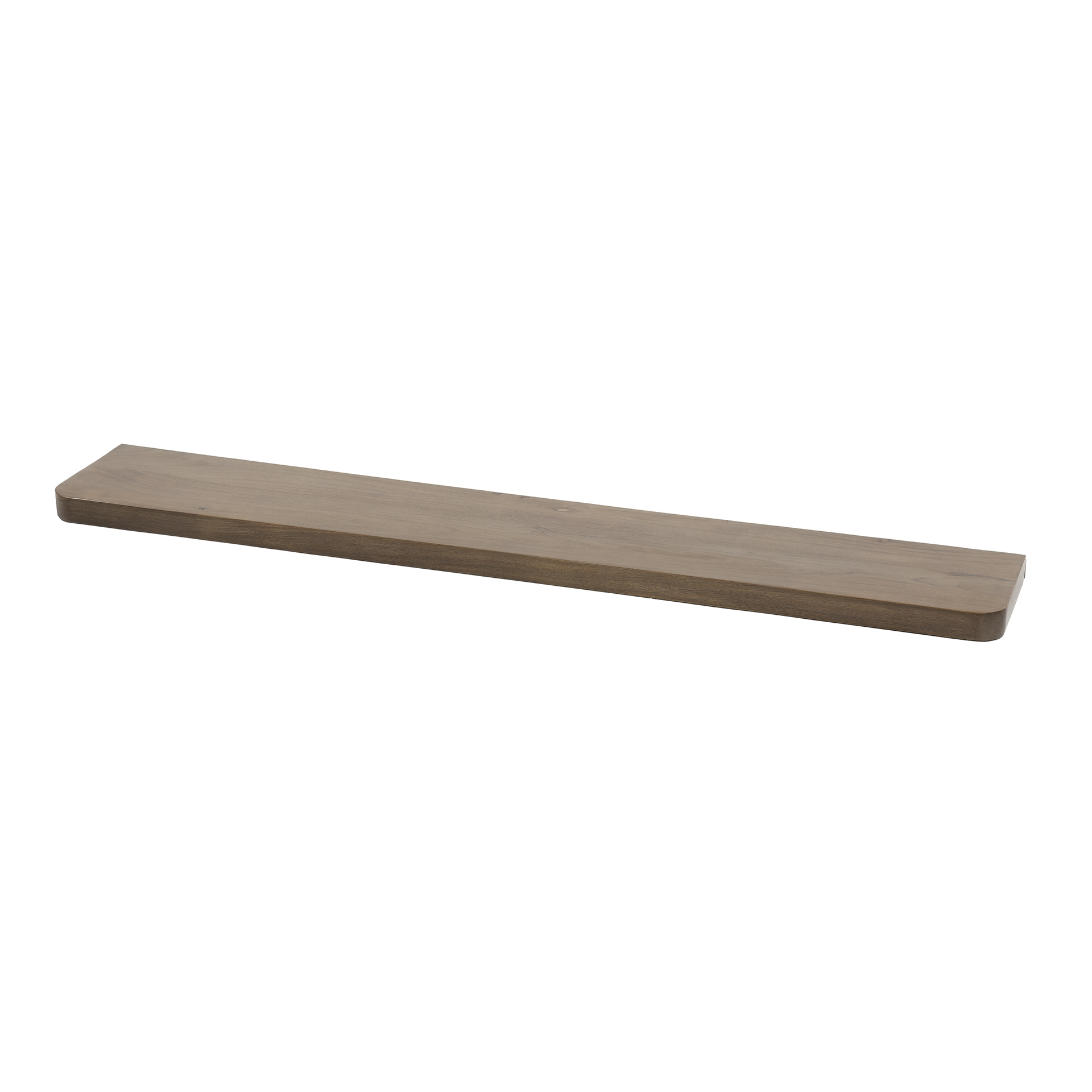 Wandplank Carve 120 cm - Massief acacia bruin - Afbeelding 5