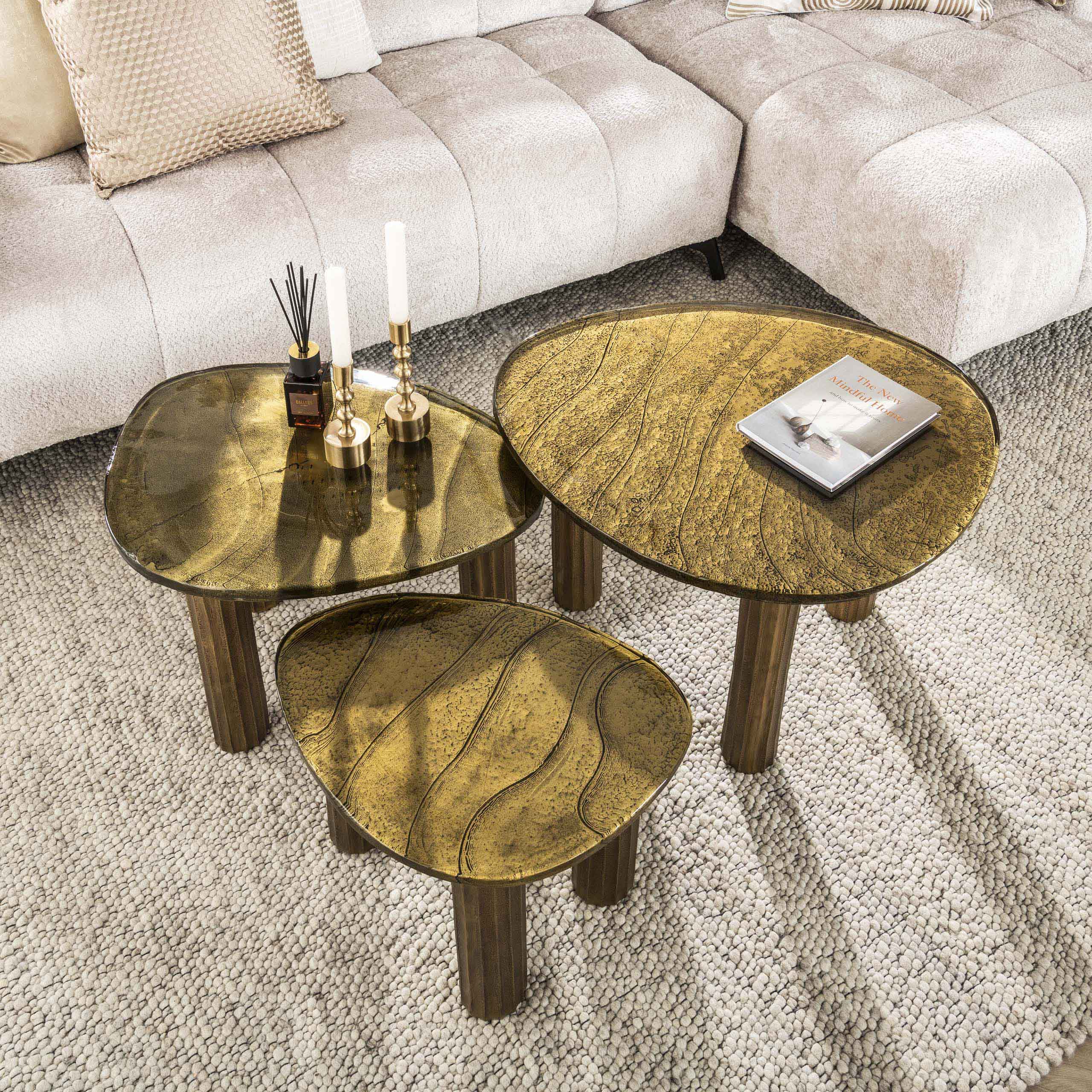 Salontafel Eclipse M - Antiek goud - Afbeelding 2
