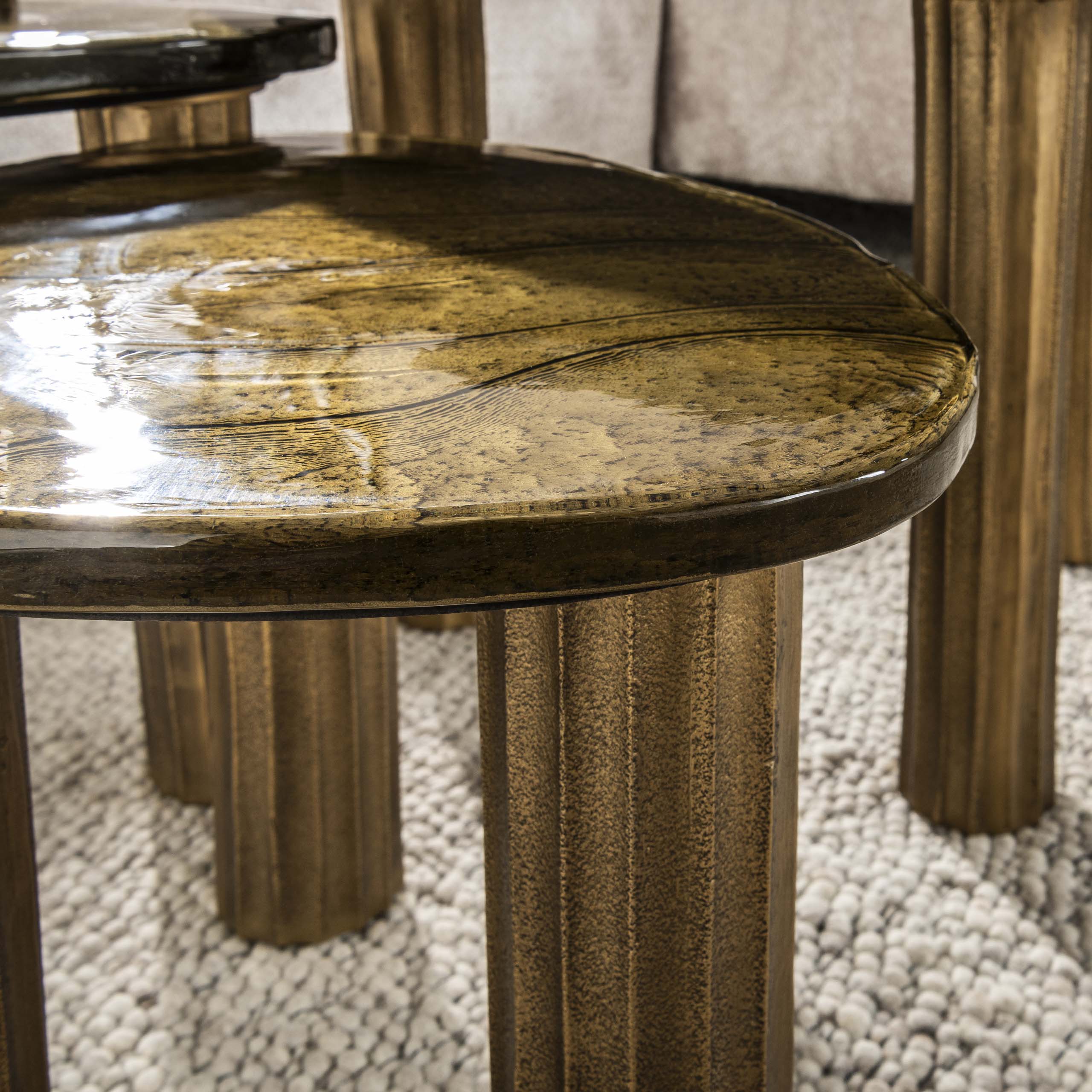 Salontafel Eclipse M - Antiek goud - Afbeelding 3