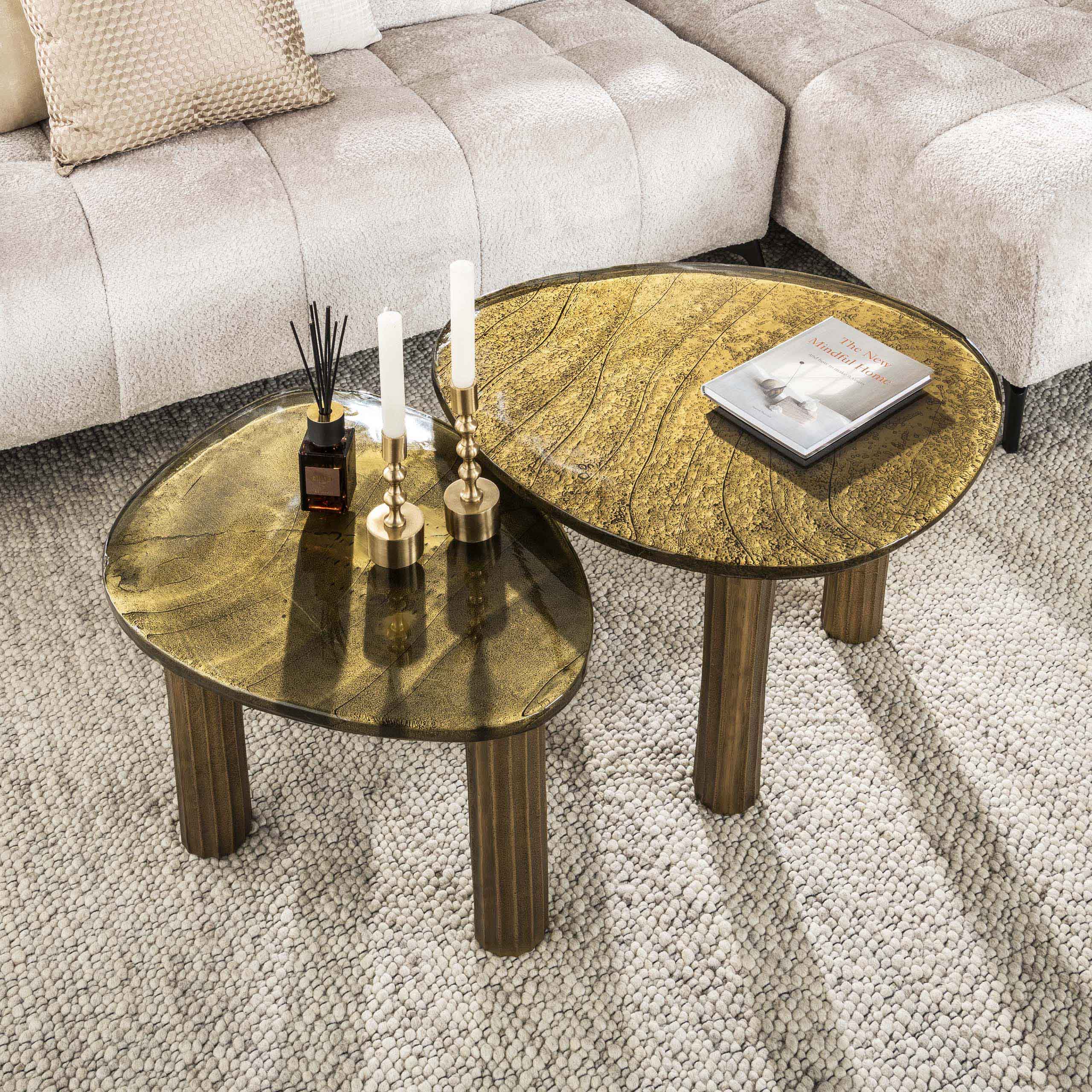 Salontafel Eclipse M - Antiek goud - Afbeelding 7